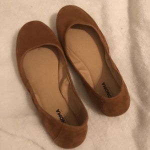 NEW: Suede flats.